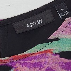 Apt.9 casual dressy layered button back scoop tank. Size Medium. Like new